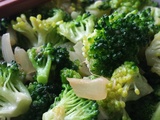 Brocoli sauté à la sauce d’huître et gingembre