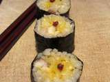 Makis de maquereau fumé à la rouille