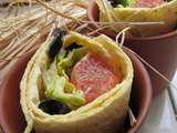 Wrap Houmous et Pamplemousse