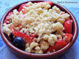 Crumble de fruits rouges