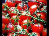 Salade de pâtes, tomates confites et feta