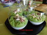 Panna cotta de petits pois