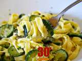 Tagliatelles fraîches aux courgettes