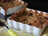 Crumble de rhubarbe au gingembre