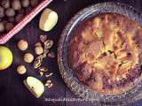 Gâteau aux pommes, aux noix et sucre muscovado