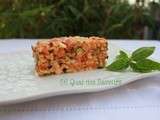 Tartare de tomates et courgettes au basilic et citron