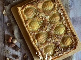 Tarte amandine aux poires