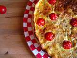 Tarte au thon et tomates