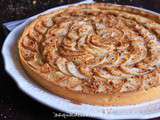 Tarte aux pommes et sa pâte sablée aux amandes