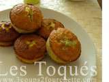 Financiers à la pistache et aux écorces d'oranges