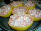 Salade de pamplemousse au surimi