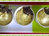 Mousse citron en dentelle de chocolat