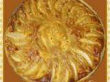 Tarte poires amandes