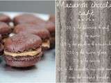 Macarons au chocolat et au café