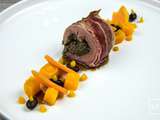 Ballotine de canard aux chanterelles et foie gras