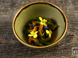 Girolles et sauce miso