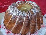 Bundt cake aux poires ou pommes