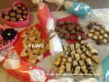 Chocolats et petits biscuits a offrir