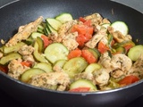 Curry de poulet aux courgettes (ig bas)