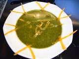 Soupe aux fanes de carottes