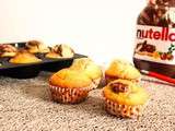 Muffins coeur nutella