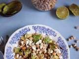 Salade pois chiches - avocat et feta