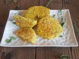 Beignets de courgettes / parmesan / curcuma