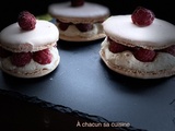 Macarons framboise, à la meringue suisse