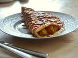 Crêpes aux pommes et caramel beurre salé