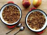 Crumble de Pêche & Spéculos