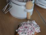 Tartinade de radis rose