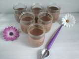 Petits pots de crème ''Nutella maison healthy ''