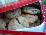 Cookies aux pépites de chocolat noir et cramberries