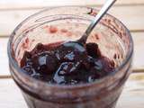 Confiture de cerises noires au miel