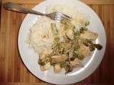 Poulet aux poivrons verts