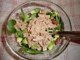 Salade de mâche, avocat et thonhttp://conquetedufrigo.canalblog.com/archives/2015/04/20/31924546.html