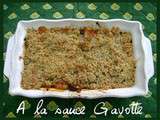 Crumble de ratatouille à la farine de blé noir