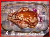 Poulet aux marrons, boudins blancs et abricots