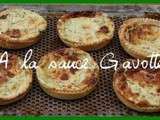 Quiches au bleu d'Auvergne