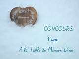 Concours 1 an a la Table de Maman Dine