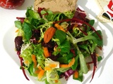 Salade gourmande festive vegan