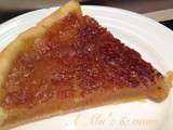 Tarte au sucre coulante