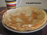 Crèpes moelleuses au lait fermenté