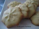 Sablés à la presse à biscuits