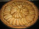 Tarte aux pommes avec pate sablée