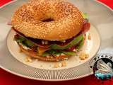 Bagels poivrons avocat