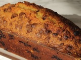 Banana bread sans beurre pommes chocolat