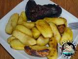 Boudin noir aux pommes sautées