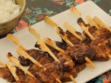 Brochettes de shiitaké yakitori