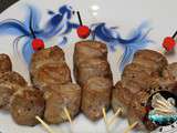 Brochettes japonaises bœuf fromage